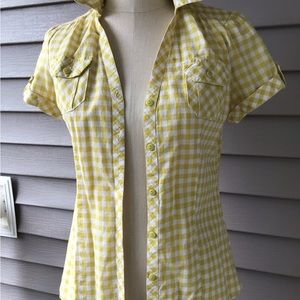 Banana Republic Gingham Blouse